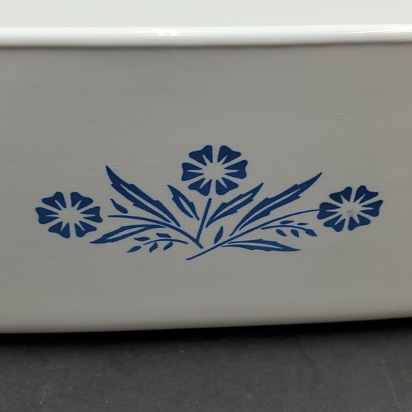 Corningware Cornflower Blue Loaf Pan Rectangular Casserole Baking Dish 2 Quart - Picture 3 of 9